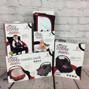 NCAA University Of South Carolina Gamecocks “Baby Shower Gift Set” 4 Piece Set